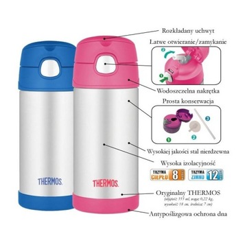 Термос Детская чашка с трубочкой 355 мл THERMOS