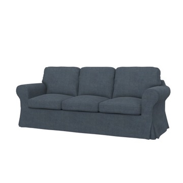 EKTORP Pokrycie sofy 3-os, Softi Grey