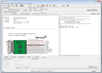Адаптер eMMC NAND Flash ISP для программатора XGecu T48