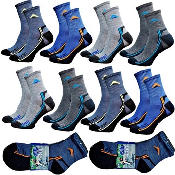 10 x Skarpety Skarpetki Bawełniane Męskie Sportowe 40-43