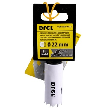 OTWORNICA KORONKA BIMETAL DO DREWNA METALU 22 mm