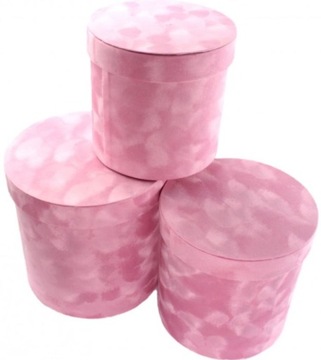 FLOWER BOX Велюровая Замшевая Элегантная Коробка M