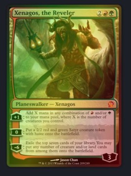 Xenagos, the Reveler FOIL Theros B01