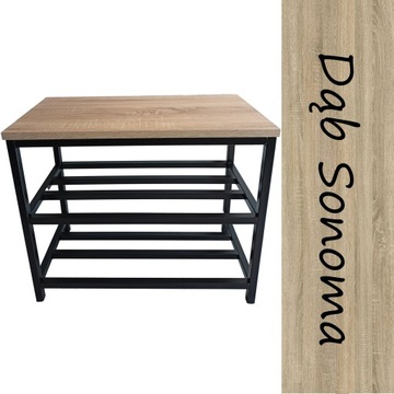 SZAFKA NA BUTY OBUWIE PÓŁKA REGAŁ STOJAK Z REGULACJĄ LOFT SPAWANA