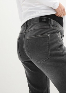 BONPRIX JEANSY CIĄŻOWE OCIEPLANE__46