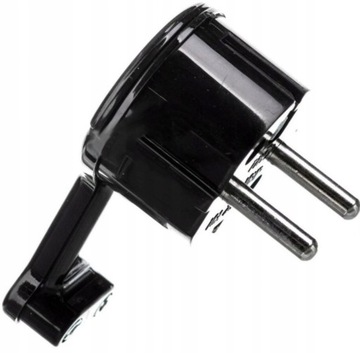 WTYCZKA KĄTOWA ULTRA PŁASKA SKŁADANY UCHWYT CZARNA