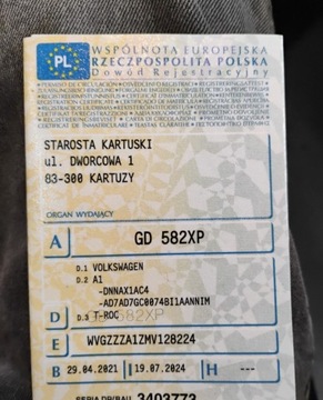 Volkswagen T-Roc I SUV 2.0 TSI 190KM 2021 Volkswagen T-Roc 2021r SALON POLSKA, 2.0 TSI 4x4. AUTOMAT. Uszkodzony. Poo, zdjęcie 23