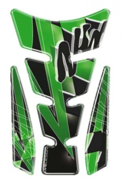 ONEDESIGN tankpad Spirit shape Limited Edition logo Kawasaki Ninja zielone,