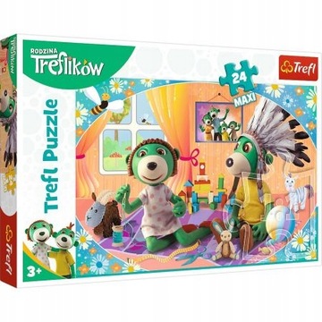 Puzzle Trefl Rodzina Treflików Bawmy się razem