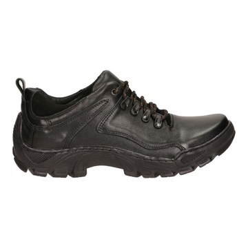 OBUWIE MĘSKIE SKÓRZANE BUTY TREKKINGOWE MEDARD R45