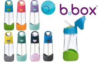 Bidon tritanowy ze słomką 450 ml B.Box 7 KOLORÓW