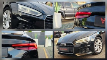 Audi A5 F5 Sportback 2.0 40 TDI 190KM 2019 Audi A5 Sportback Sportback___2.0TDi S-tronic Sport FULL LED Skora Navi Ke, zdjęcie 6