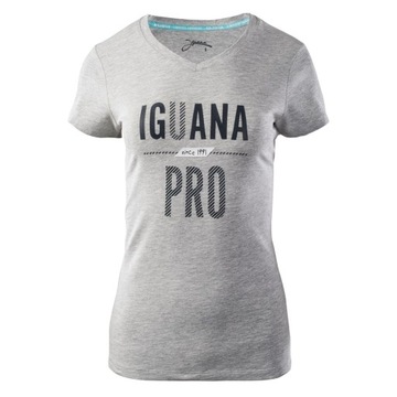 Damska Koszulka t-shirt IGUANA LAREN Szary r.S