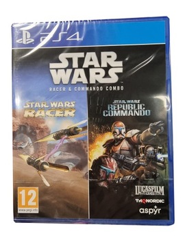 STAR WARS RACER & REPUBLIC COMMANDO COMBO PS4 PS5 NOWA W FOLII