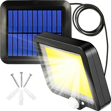 LAMPA SOLARNA 20LED Z CZUJNIKIEM RUCHU I ZMIERZCHU