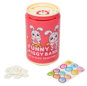 КОПИЛКА С КОДОМ, РАЗНОЦВЕТНАЯ БАНКА С ЖИВОТНЫМИ