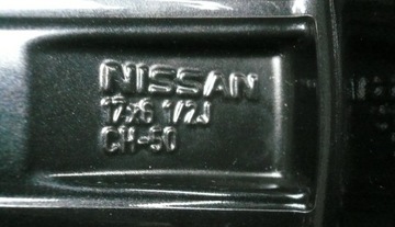 DISK HLINÍK NISSAN MICRA NOTE 17 PALCŮ ORIGINÁL