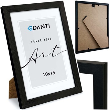 RAMKA NA ZDJĘCIA 10x15 cm Plakaty Rama Na Nóżce Stojąca Dekoracja EDANTI