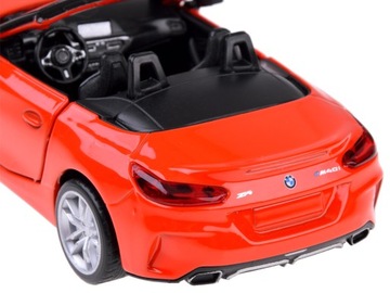 Металлическая коллекционная модель автомобиля BMW Z4 M40i кабриолет свет ZA5049