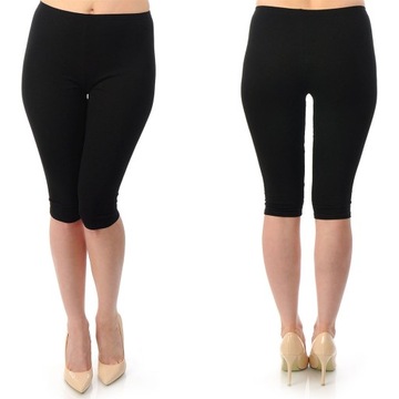 458 GETRY LEGGINSY RYBACZKI Fitness CZARNE S 36
