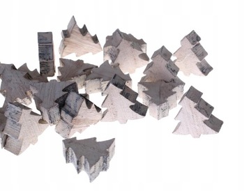 Choinki drewniane Sklejki do scrapbooking