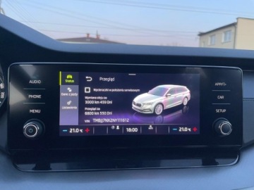 Skoda Octavia IV Kombi 2.0 TDI 150KM 2022 Skoda Octavia 2.0 TDI 150 KM DSG AMBITION BEZWYPADKOWY 2.0 Diesel 150KM, zdjęcie 36