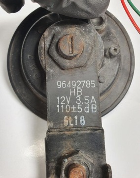 SIGNÁL KLAKSON CHEVROLET MATIZ II 96492785