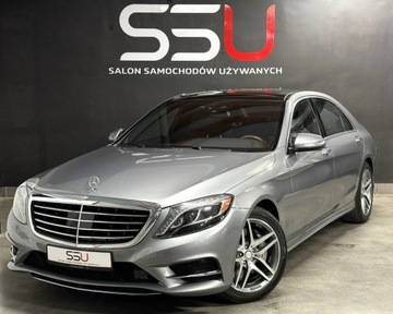 Mercedes Klasa S W221 Limuzyna Facelifting 4.7 V8 (500 BlueEFFICIENCY) 435KM 2013 Mercedes-Benz Klasa S S550 Long 435 KM Burmester Nappa FullLED Panorama Ni, zdjęcie 2