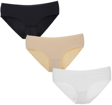 Figi Majtki Wykończone Laserowo 3 szt. MORAJ - M