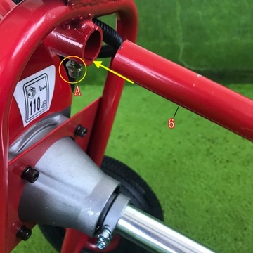 Бензиновый снегоочиститель 1,25 кВт 43 куб.см. Подметальная машина