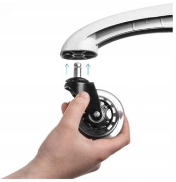 5шт резиновые колеса для стульев с шарикоподшипниками