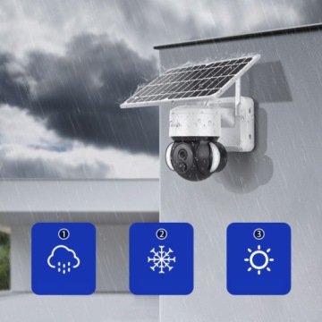 GSM СОЛНЕЧНАЯ КАМЕРА ДЛЯ LTE SIM-КАРТЫ, ВРАЩАЮЩАЯСЯ НА УЛИЦЕ, 3 Мп Mevo