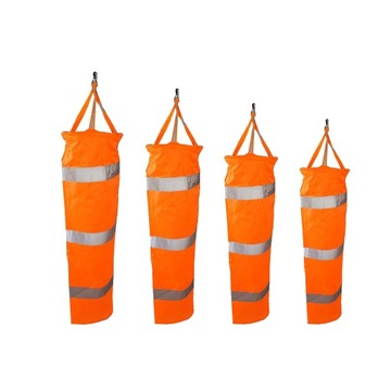 4 rozmiary Lotnicza torba na skarpety wiatrowe Festiwal Camping Flag Pomarańczowa, 60 cm
