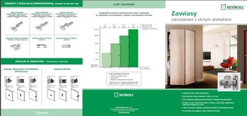 Петля Sevroll HALF 3D с плавным закрыванием, 2 шт