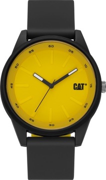 Zegarek Caterpillar CAT Insignia lekki ABS silikonowy pasek czarny 43m