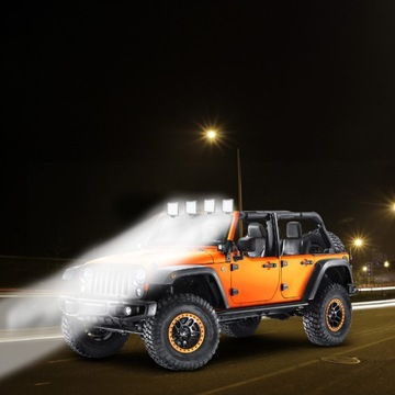 РАБОЧАЯ ЛАМПА 16 LED ГАЛОГЕННАЯ 16 Вт 12 В LED