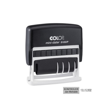 Pieczątka Datownik Colop Mini-Dater S120/P datownik z gumką