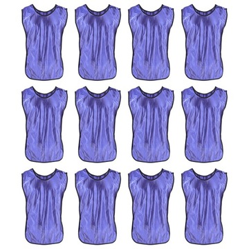 12 шт. фиолетовый тренировочный жилет для