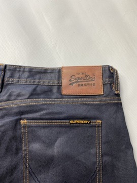 SUPERDRY Super Dry vintage oryginalne Spodnie Skinny Jeansy W 36 L 34