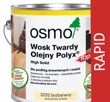 Wosk Twardy Olejny Bezbarwny J.P. OSMO 25L 3232