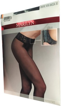 RAJSTOPY MARILYN EROTIC VITA BASSA 30 4 L NERO