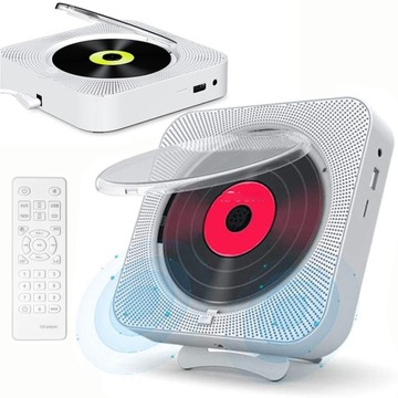 PRZENOŚNY ODTWARZACZ CD MP3 Na Biurko/ścianie BLUETOOTH 5.1 PILOT