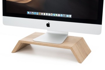 OAKYWOOD Drewniana Podstawka - Stojak pod Monitor z Drewna