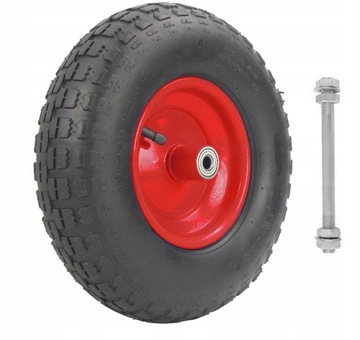 KOŁO KÓŁKO DO TACZKI WÓZKA 400-6 400/6 4PR fi 12