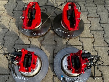 BMW G05 G06 G20 G30 СУППОРТЫ ДИСКИ BREMBO КОЛОДКИ 374мм 345мм