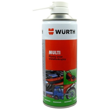 WURTH Rust Remover Remover Grease Oil 400 мл Универсальный универсальный препарат 5 в 1