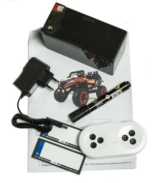 ДЕТСКИЙ АККУМУЛЯТОРНЫЙ АВТОМОБИЛЬ 4X4 EVA КОЖАНЫЙ АВТОМОБИЛЬ ПИЛОТ-JM-14-КРАСНЫЙ