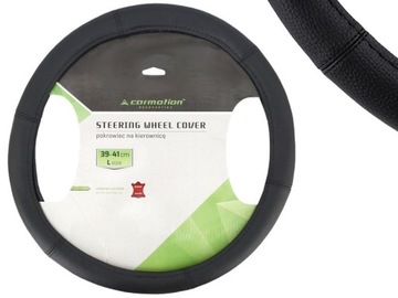 POKROWIEC NA KIEROWNICĘ, L 39-41 SKÓRA NATURALNA