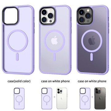 МАТОВЫЙ MAGSAFE ЧЕХОЛ ДЛЯ IPHONE 12 PRO MAX COLORS + ЗАКАЛЕННОЕ СТЕКЛО