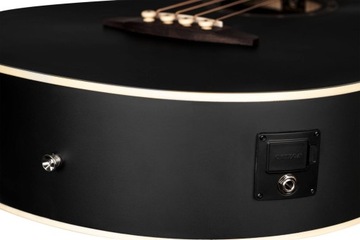 Электроакустическая бас-гитара Ortega D7CE-SBK-4, черная